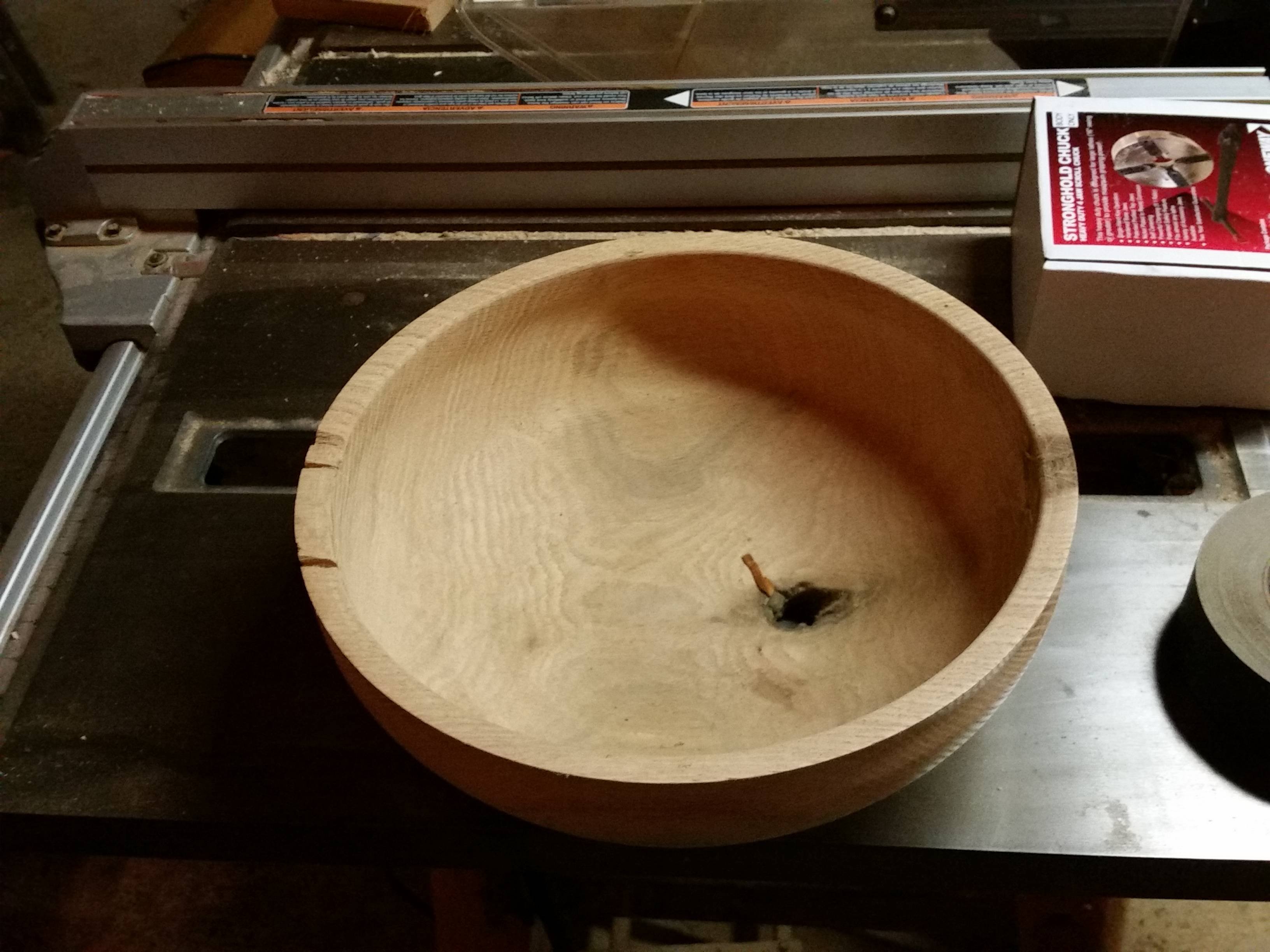 Bowl with hole