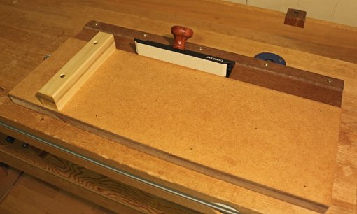 Sanding shooting board